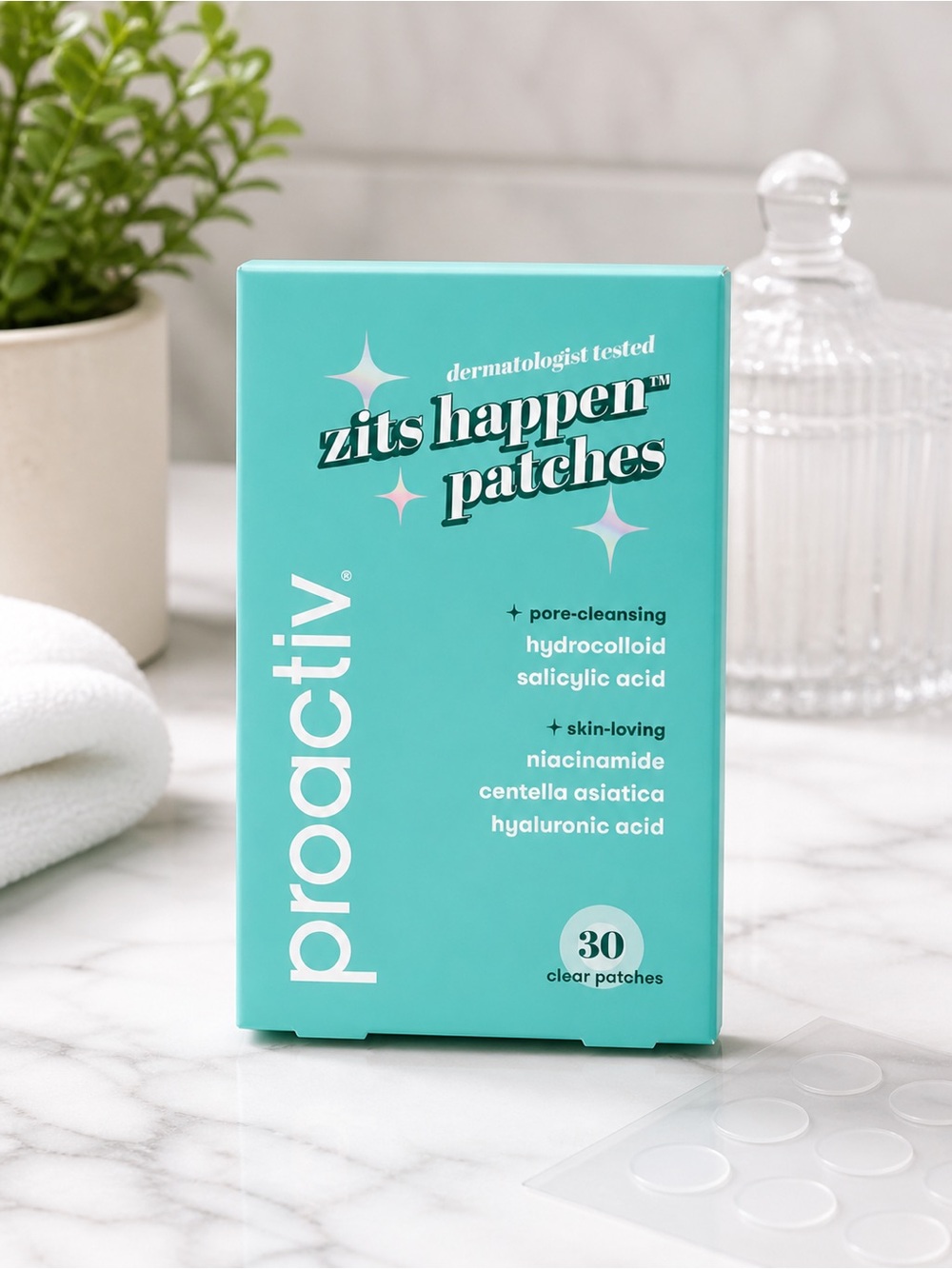 Proactiv Zits Happen Acne Patches Hydrocolloid Salicylic Acid 30 Count